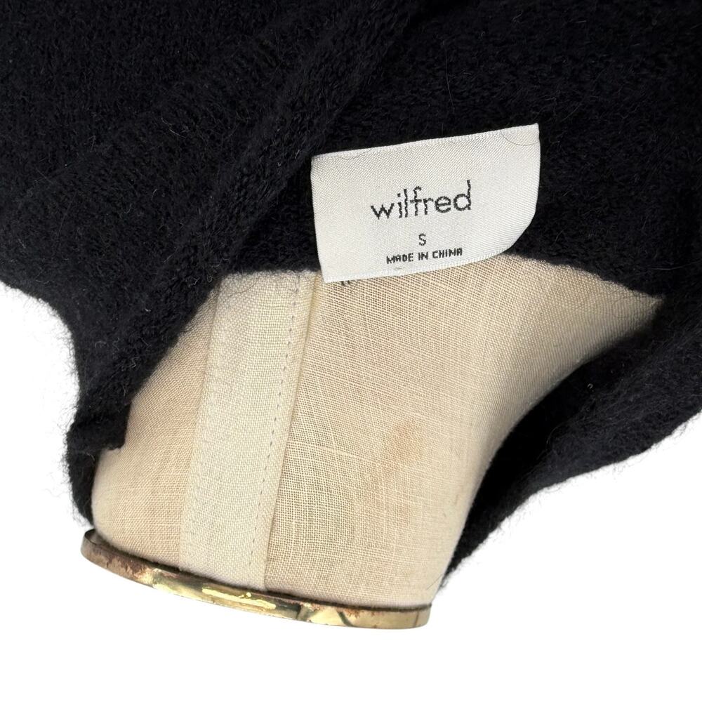 Aritzia Wilfred Lorin Sweater‎ Black Wool Alpaca Turtleneck Womens Small - Picture 8 of 10